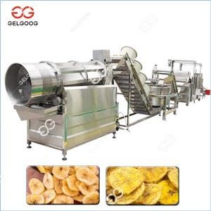 Linie automată de procesare a chipsurilor de banane